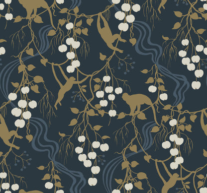 Haberdashery Linden Jungle Wallpaper