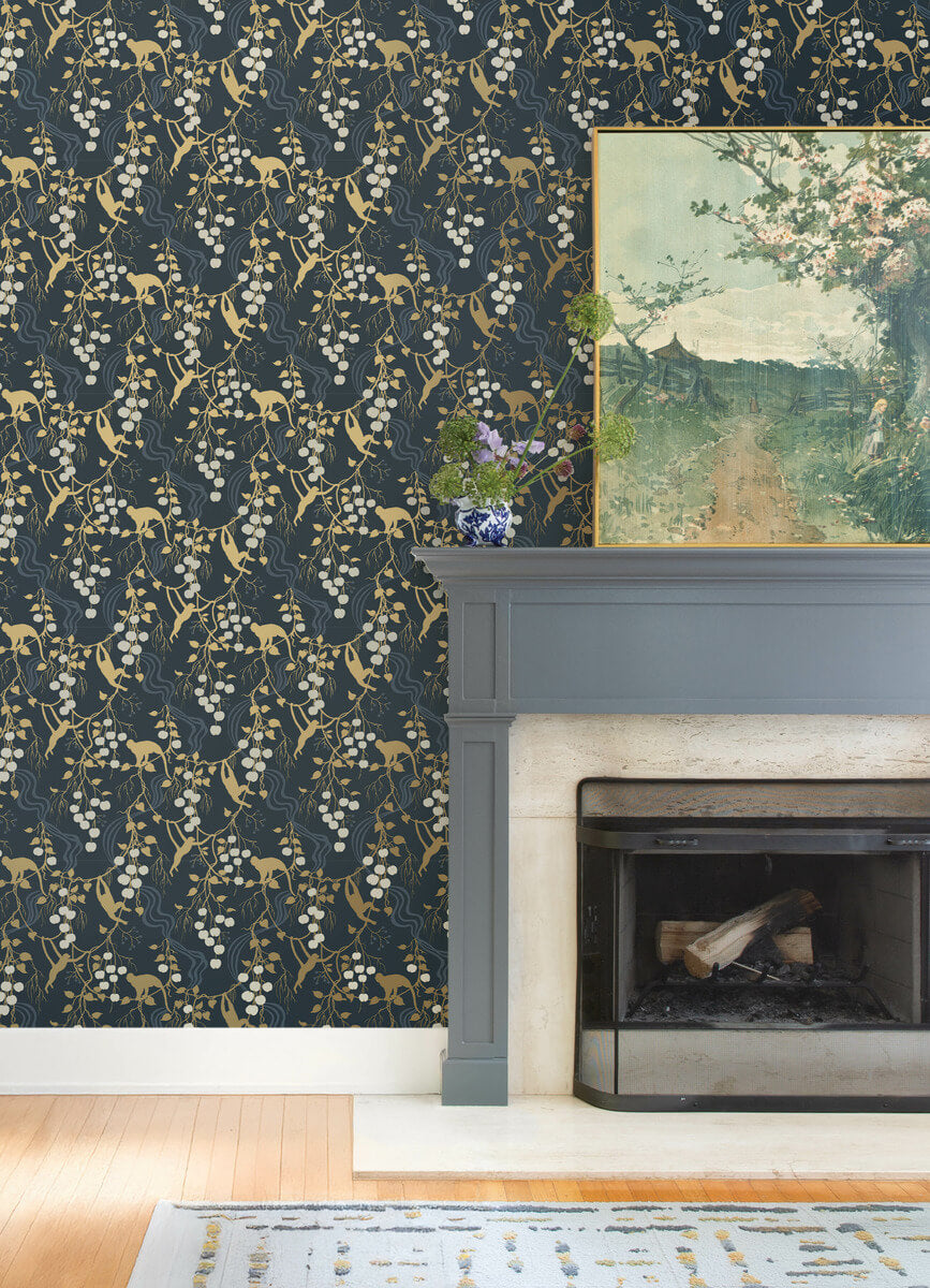 Haberdashery Linden Jungle Wallpaper