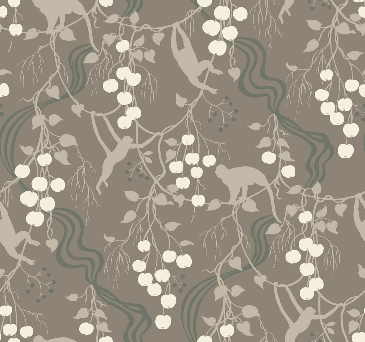 Haberdashery Linden Jungle Wallpaper