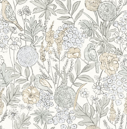 Printworks Goldfinch Birds & Blooms Wallpaper