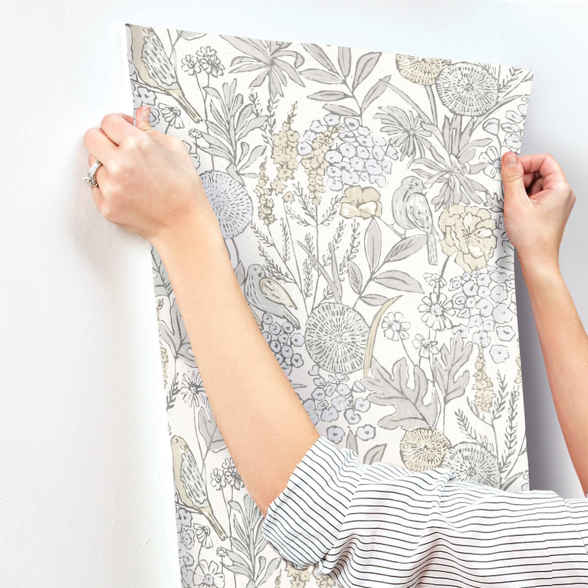 Printworks Goldfinch Birds & Blooms Wallpaper