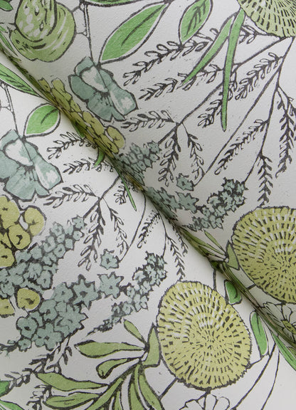 Printworks Goldfinch Birds & Blooms Wallpaper