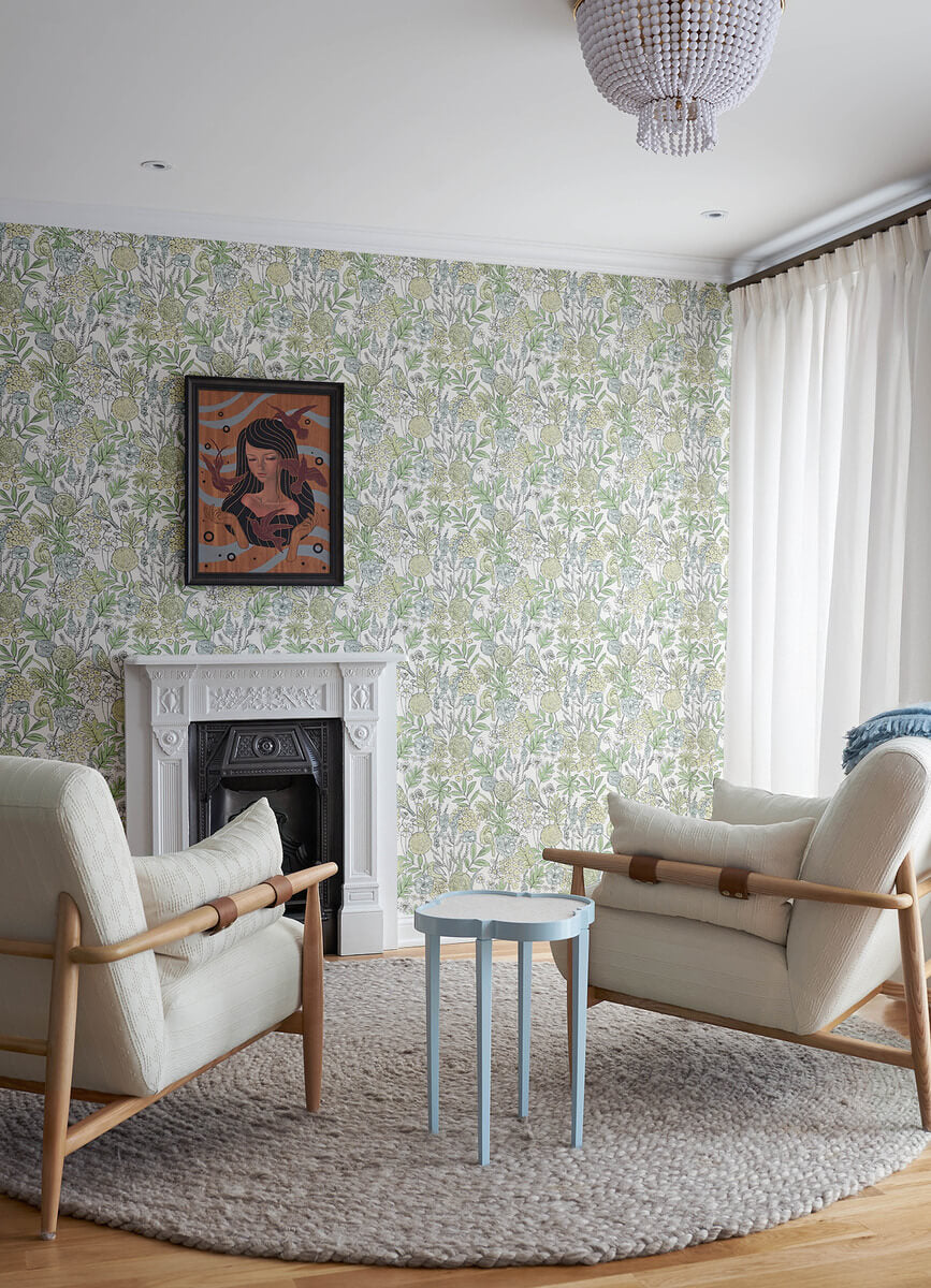 Printworks Goldfinch Birds & Blooms Wallpaper