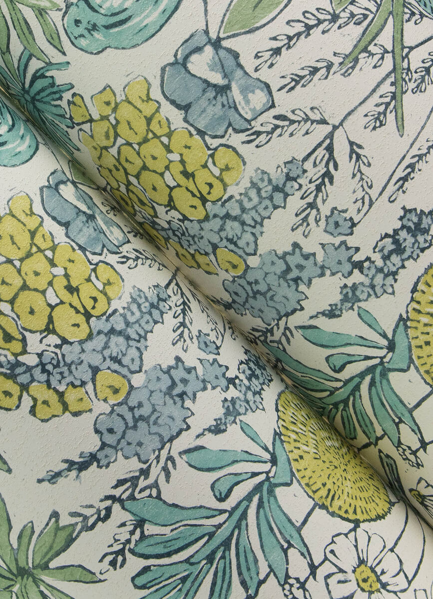Printworks Goldfinch Birds & Blooms Wallpaper