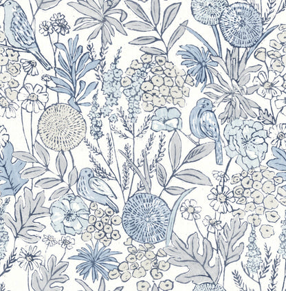 Printworks Goldfinch Birds & Blooms Wallpaper