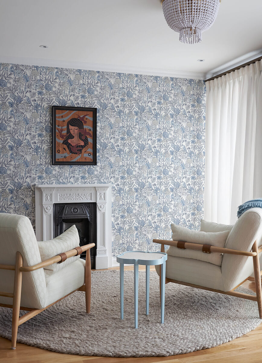 Printworks Goldfinch Birds & Blooms Wallpaper