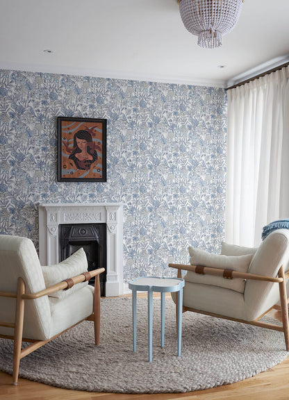 Printworks Goldfinch Birds & Blooms Wallpaper