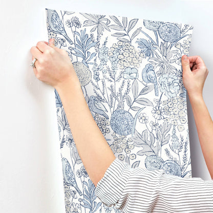 Printworks Goldfinch Birds & Blooms Wallpaper