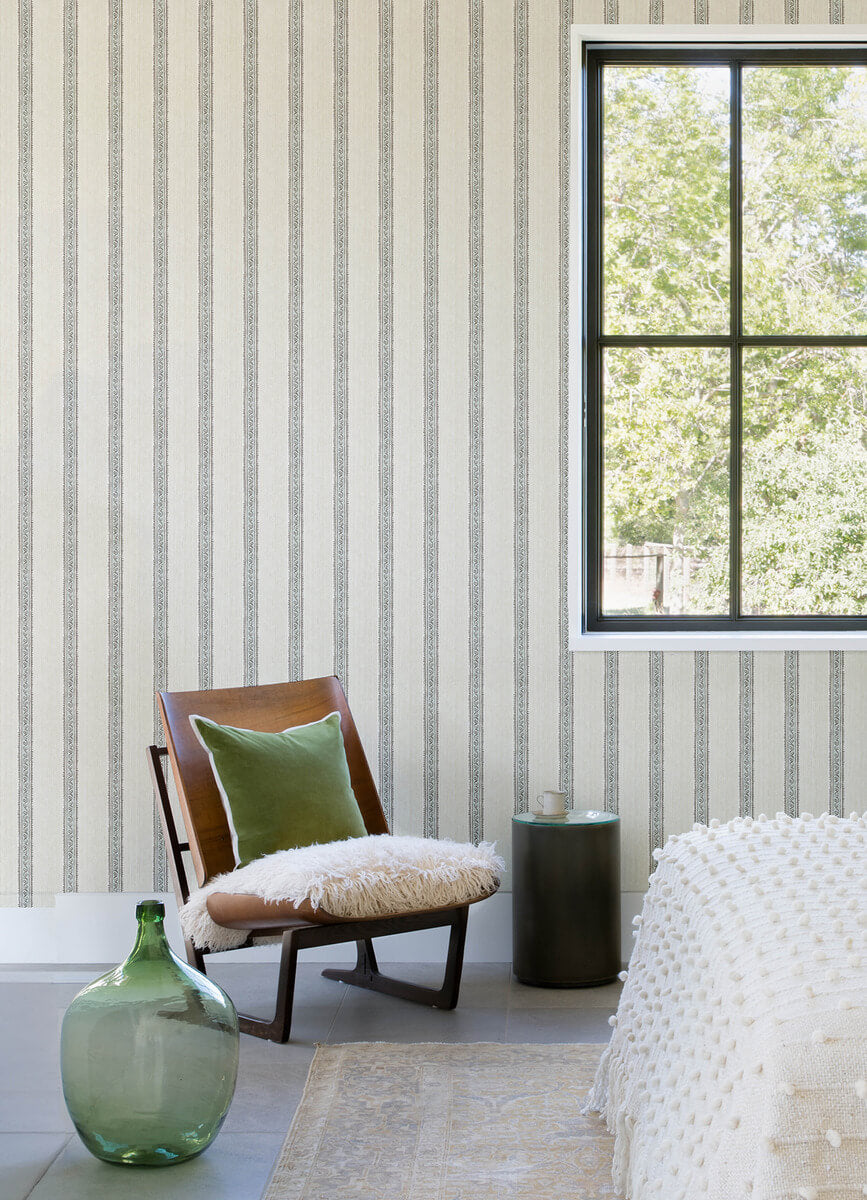 Printworks Mandevilla Stripe Wallpaper