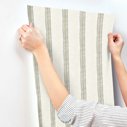 Printworks Mandevilla Stripe Wallpaper