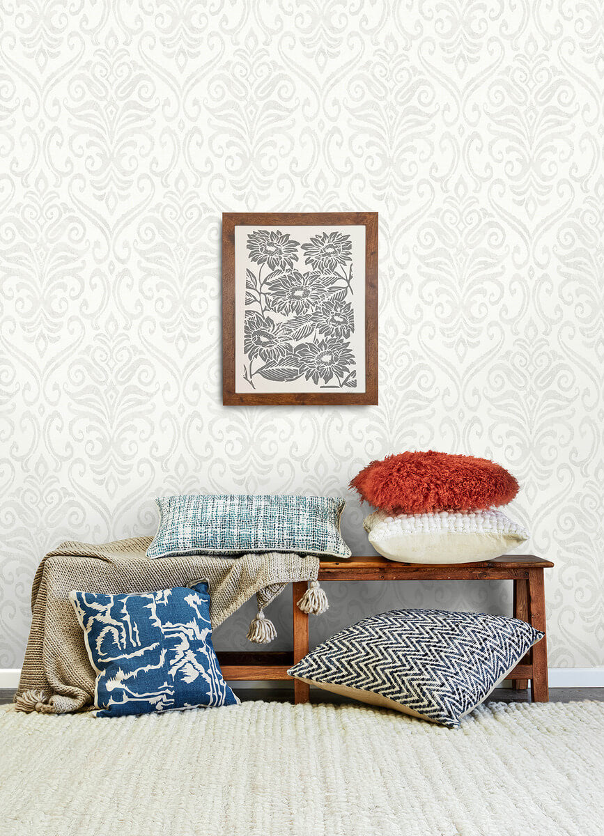 Printworks Adavu Damask Wallpaper