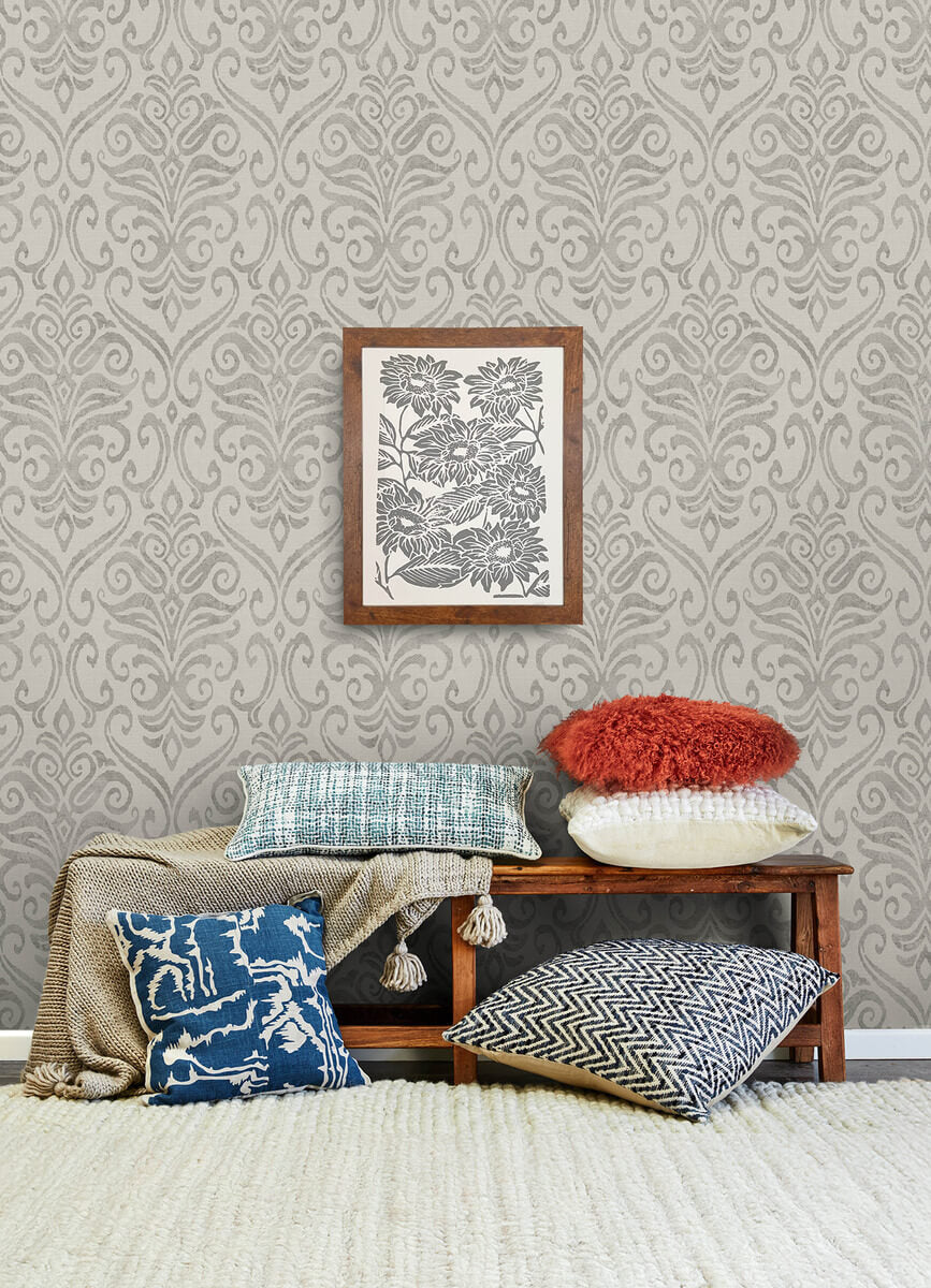 Printworks Adavu Damask Wallpaper
