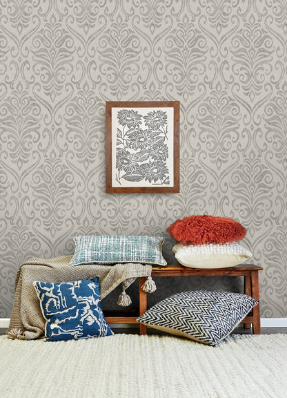 Printworks Adavu Damask Wallpaper