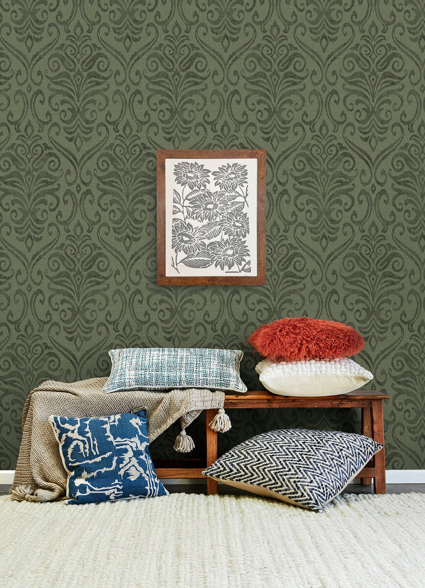 Printworks Adavu Damask Wallpaper