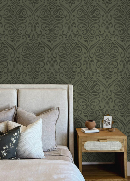 Printworks Adavu Damask Wallpaper