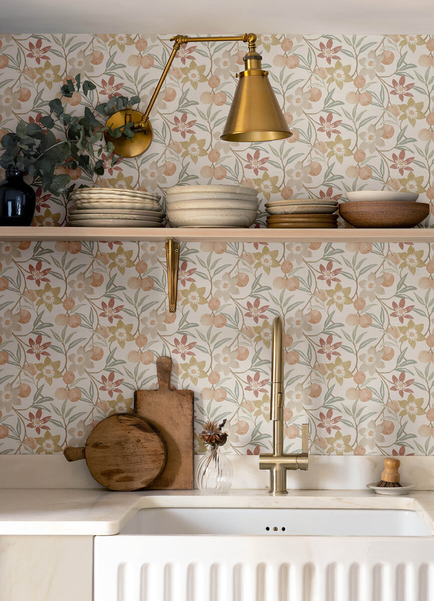 Printworks Passiflora Fruit & Floral Wallpaper