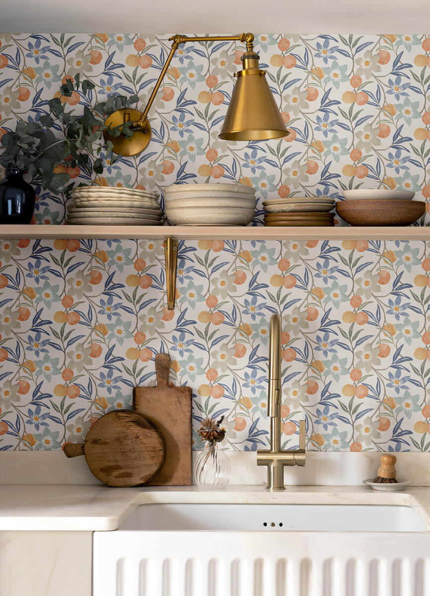 Printworks Passiflora Fruit & Floral Wallpaper
