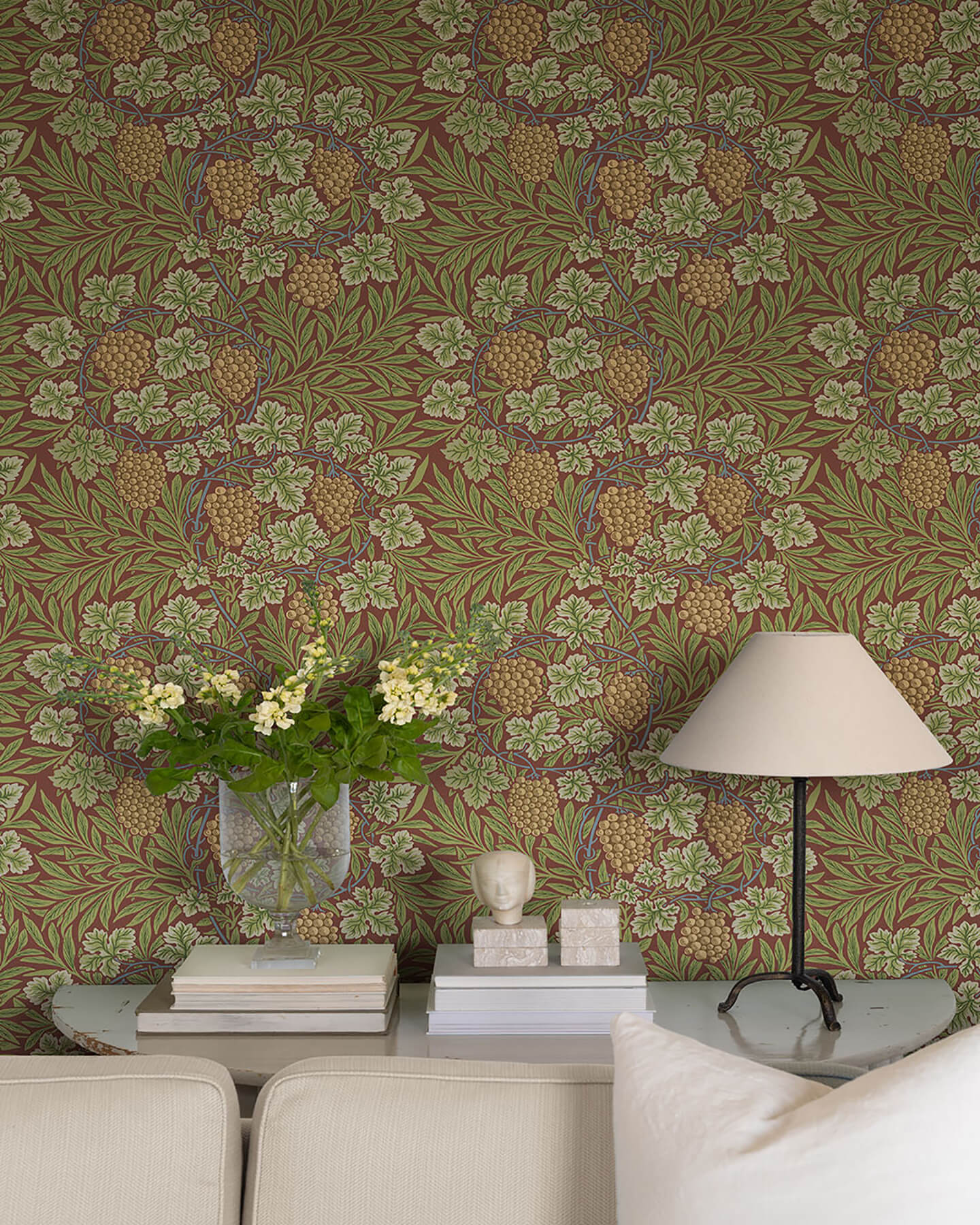 Hidden Treasures Vine Wallpaper