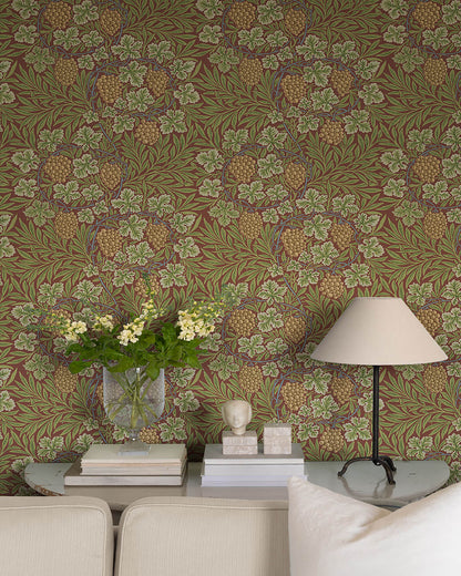 Hidden Treasures Vine Wallpaper