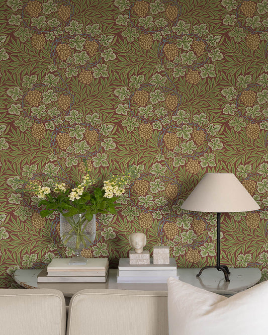 Hidden Treasures Vine Wallpaper