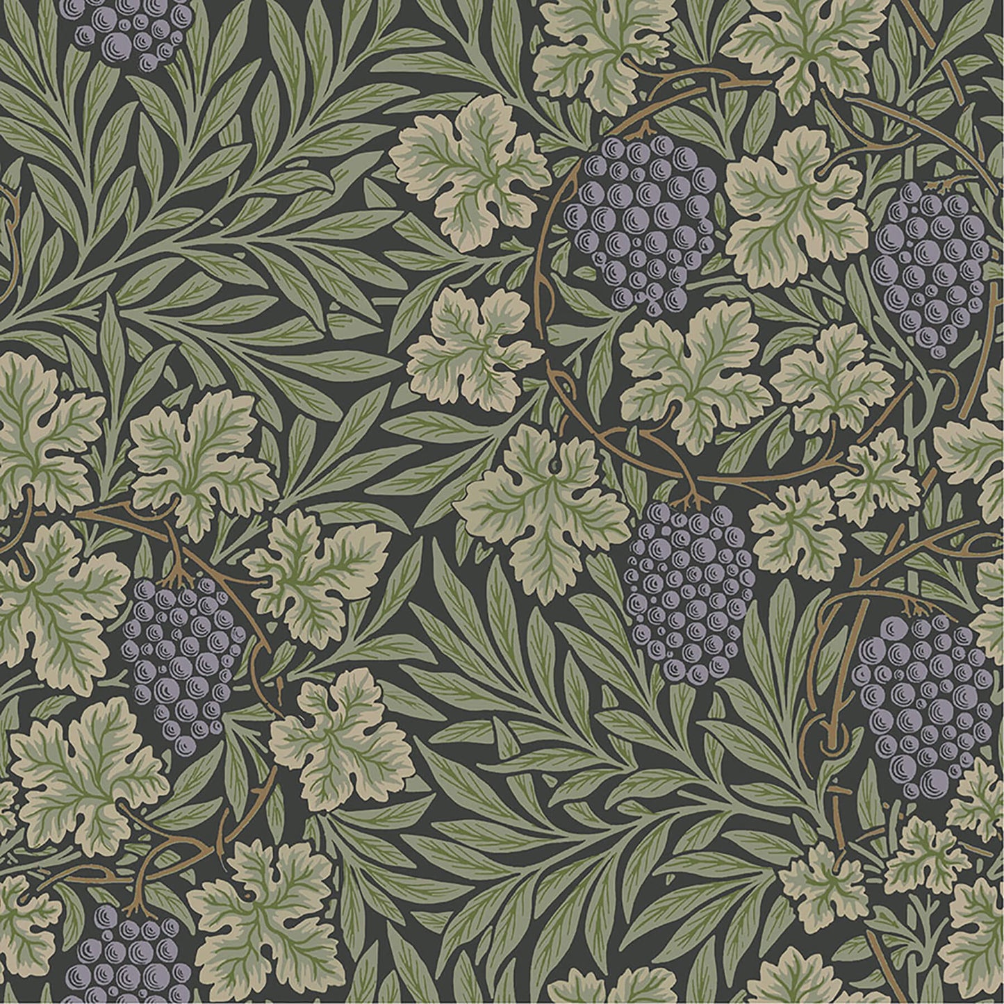 Hidden Treasures Vine Wallpaper
