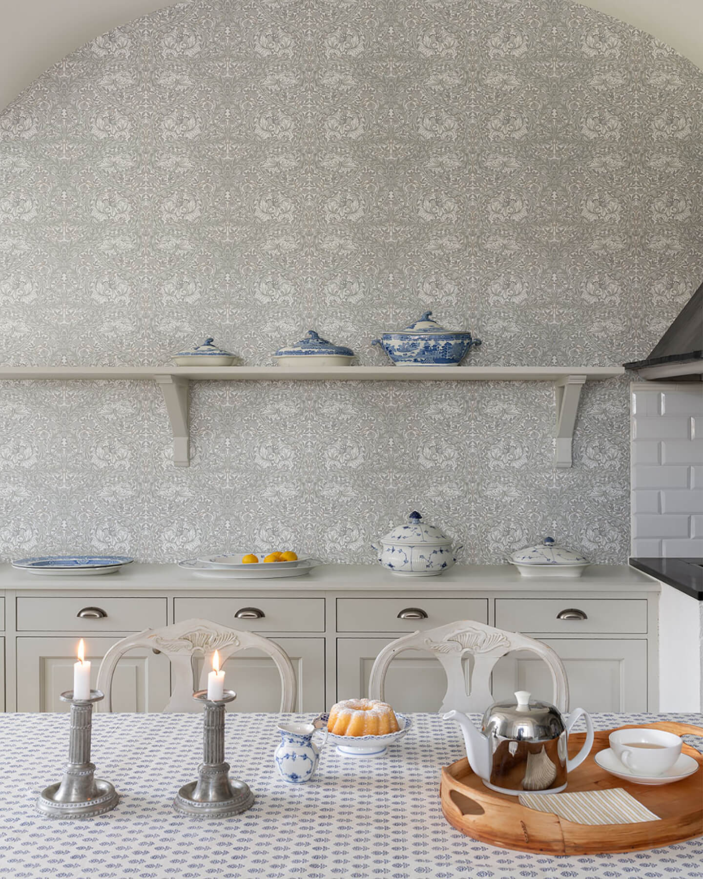 Hidden Treasures African Marigold Wallpaper