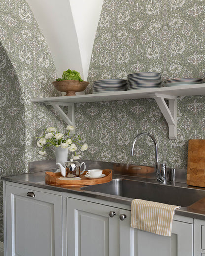 Hidden Treasures African Marigold Wallpaper