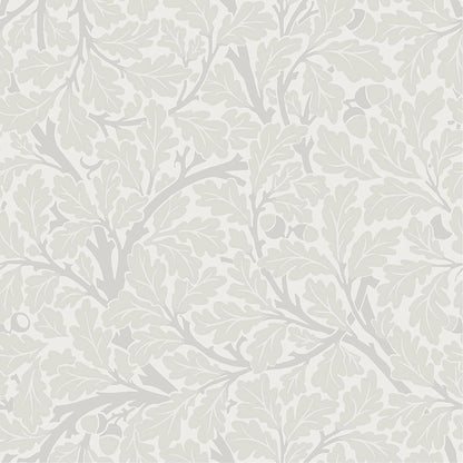 A-Street Prints Hidden Treasures Oak Tree Wallpaper - Dove, botanical in black, yellow, purple