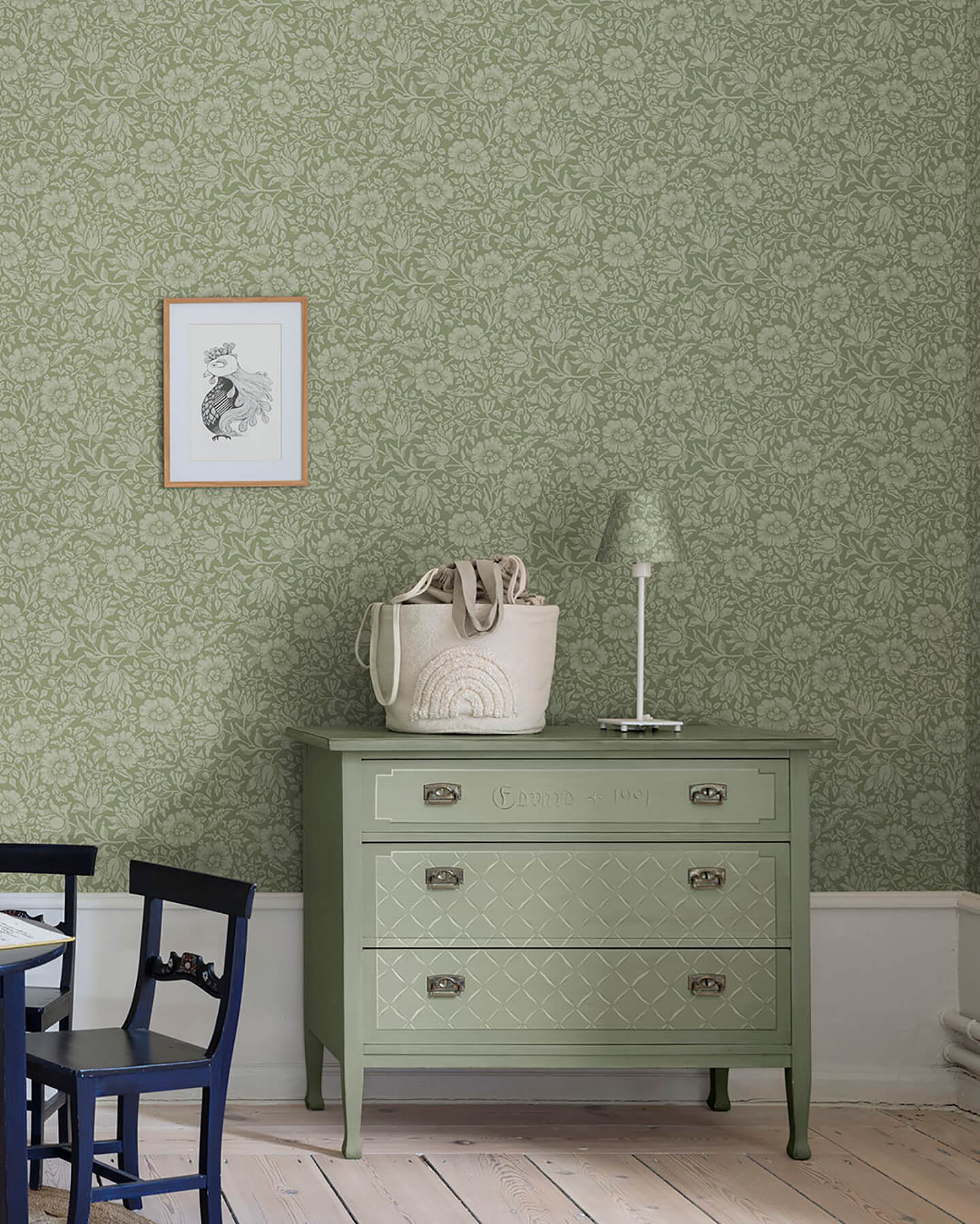 Hidden Treasures Mallow Wallpaper