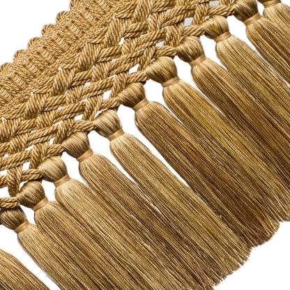 8" Rouen Tassel Fringe Trim by Samuel & Sons in Topaz