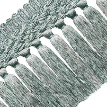 8" Rouen Tassel Fringe Trim by Samuel & Sons in Tourmaline