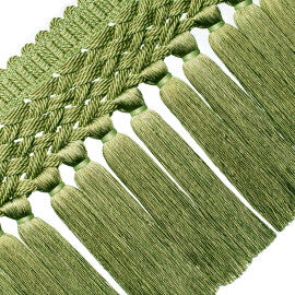 8" Rouen Tassel Fringe Trim by Samuel & Sons in Sprig
