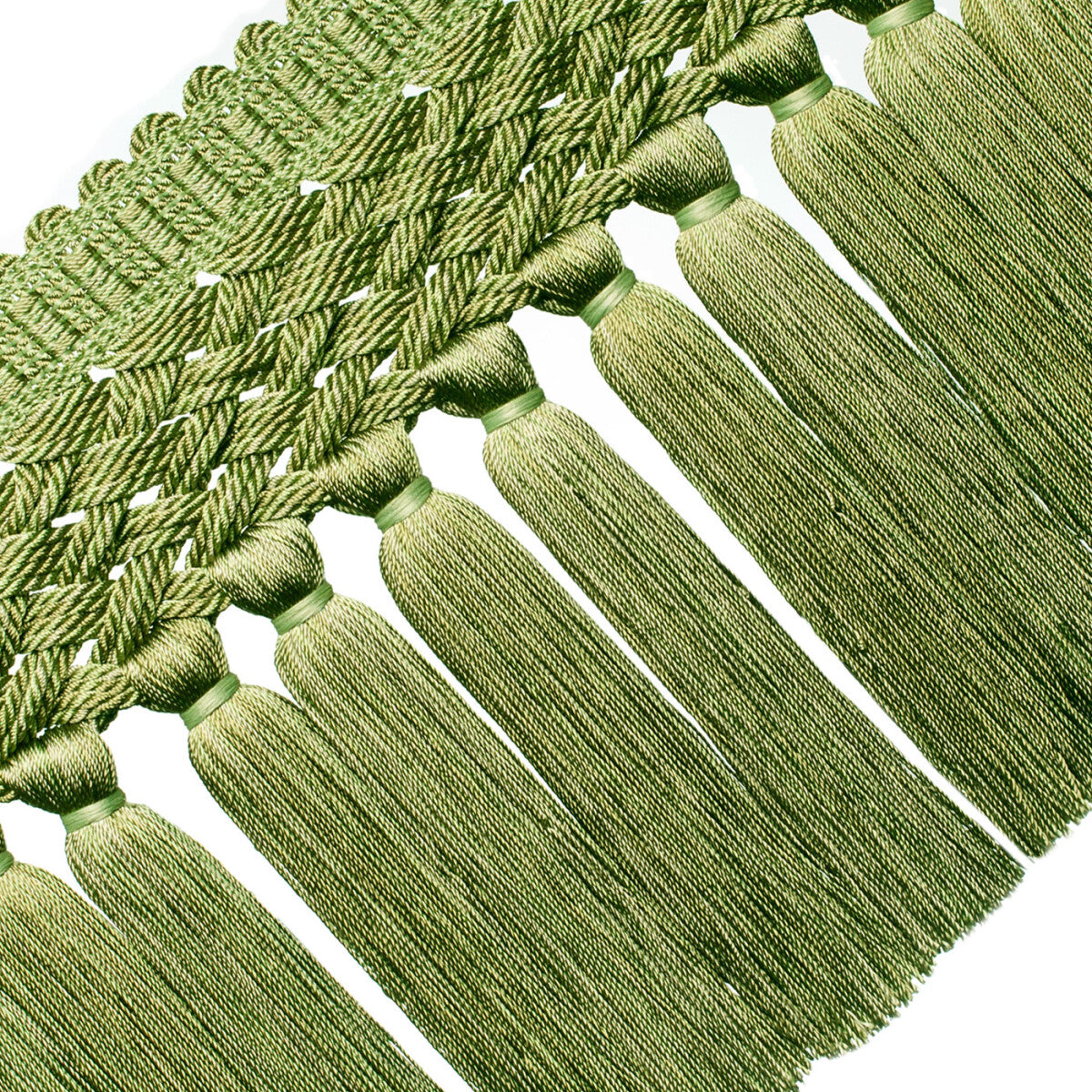 8" Rouen Tassel Fringe Trim by Samuel & Sons in Sprig
