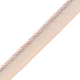 1/4" Rouen Cord With Tape Trim by Samuel & Sons in Tusk
