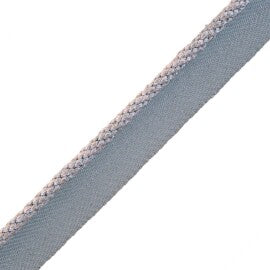 1/4" Rouen Cord With Tape Trim by Samuel & Sons in Tourmaline
