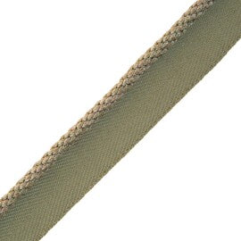 1/4" Rouen Cord With Tape Trim by Samuel & Sons in Sprig