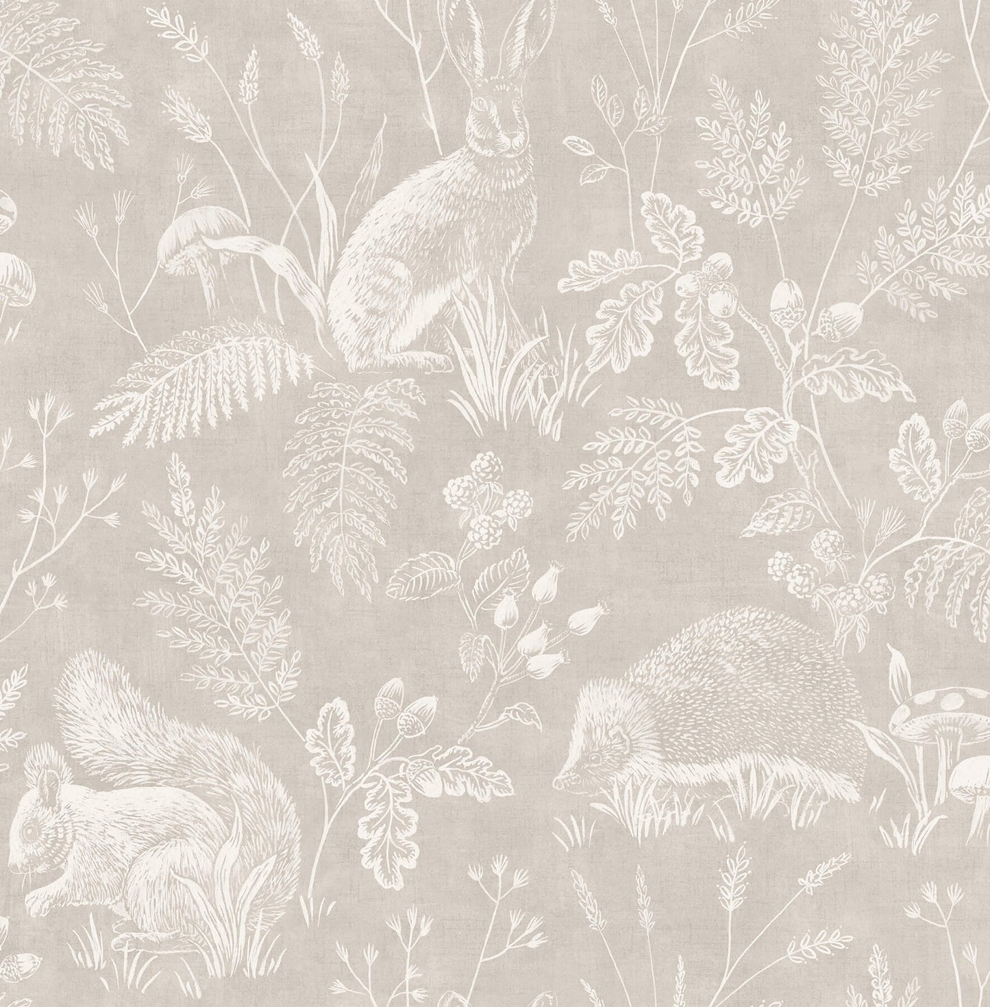 Westbury Forest Woodland Toile Wallpaper
