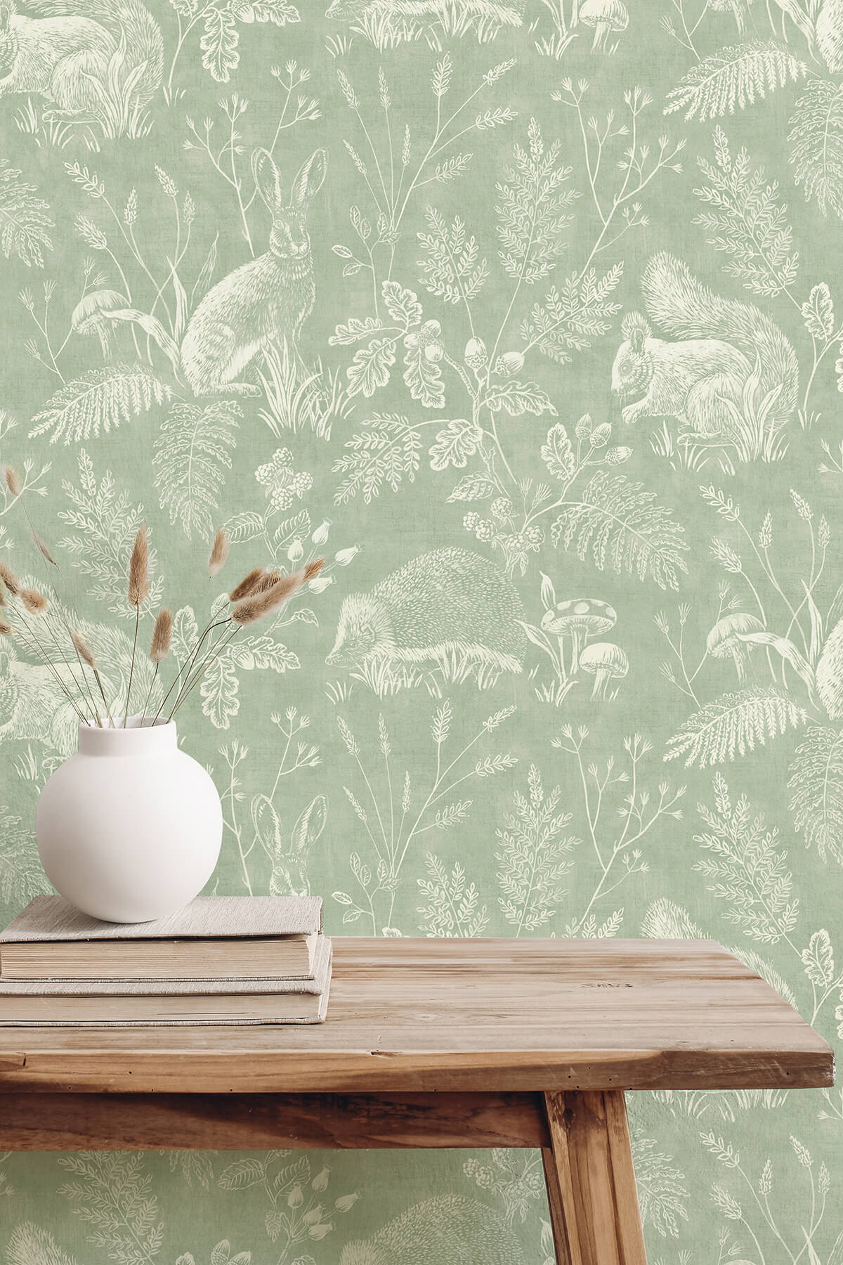 Westbury Forest Woodland Toile Wallpaper