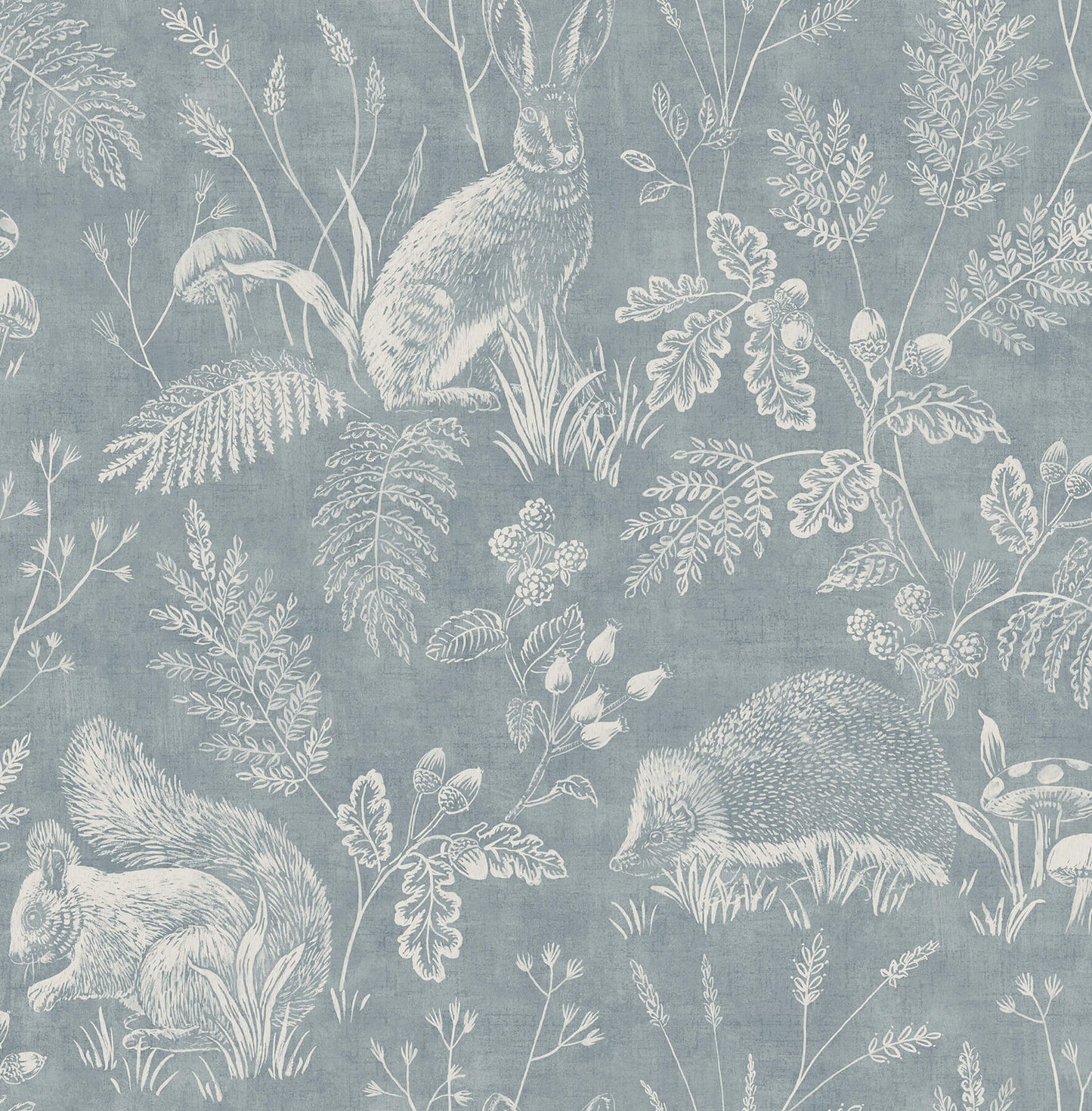 Westbury Forest Woodland Toile Wallpaper