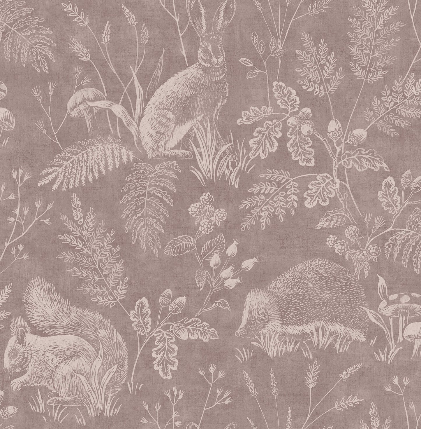 Westbury Forest Woodland Toile Wallpaper