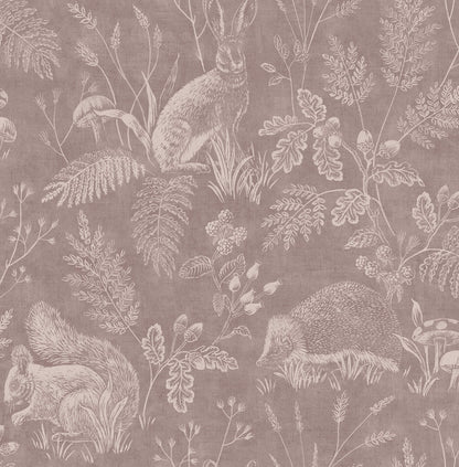 Westbury Forest Woodland Toile Wallpaper