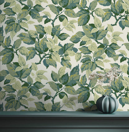 Westbury Forest Canopy Leaf Wallpaper
