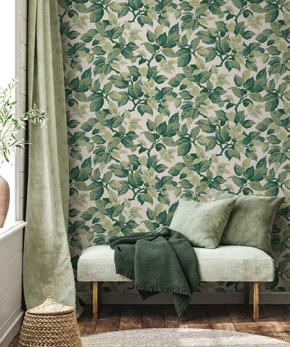 Westbury Forest Canopy Leaf Wallpaper