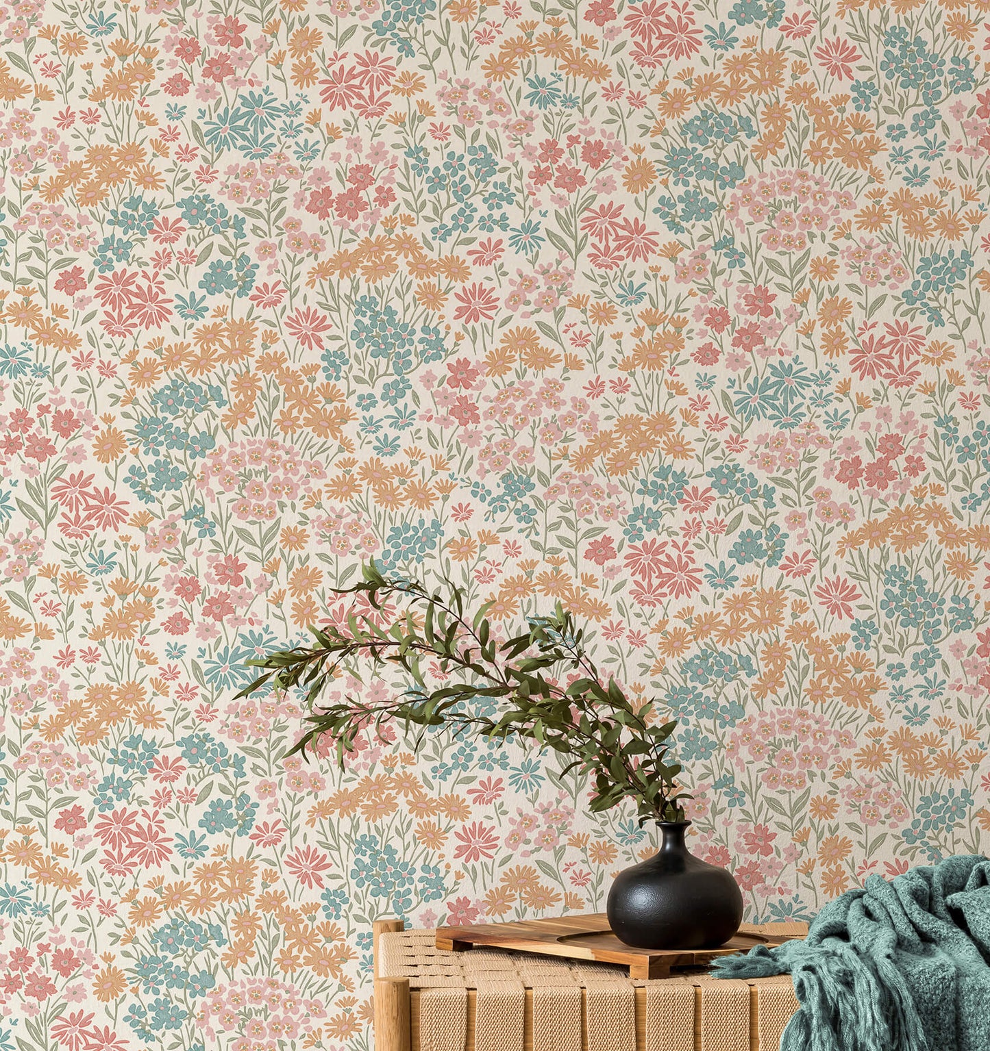 Westbury Forest Ditsy Daisies Wallpaper