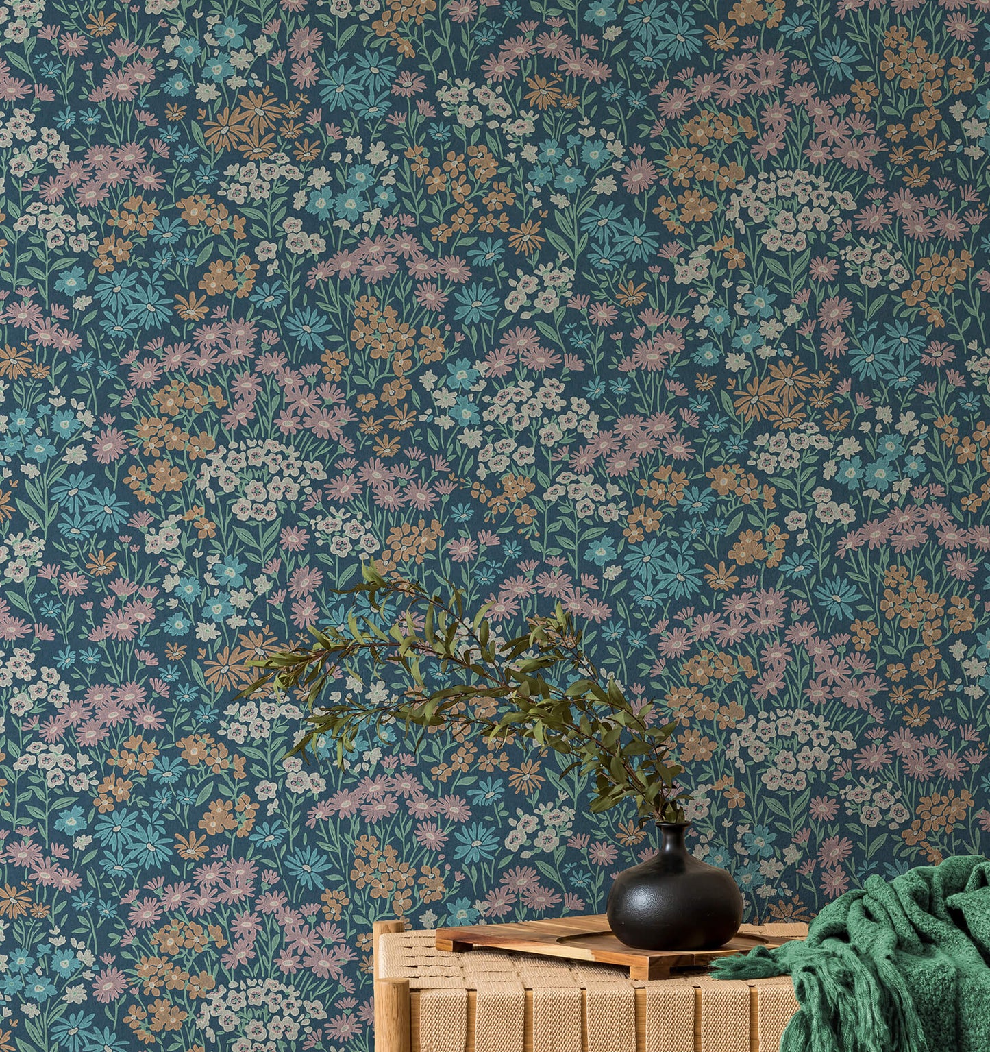 Westbury Forest Ditsy Daisies Wallpaper