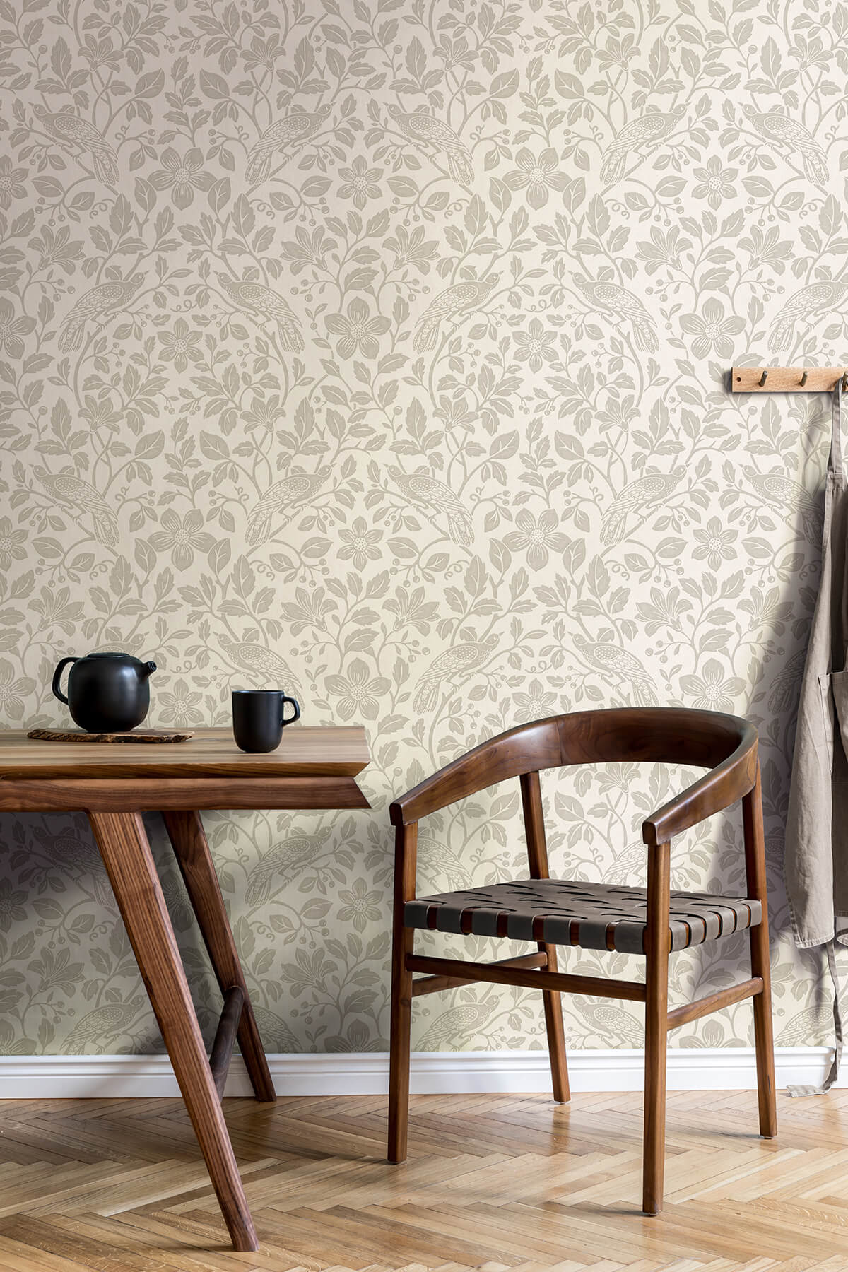 Westbury Forest Marlow Bird Vine Wallpaper
