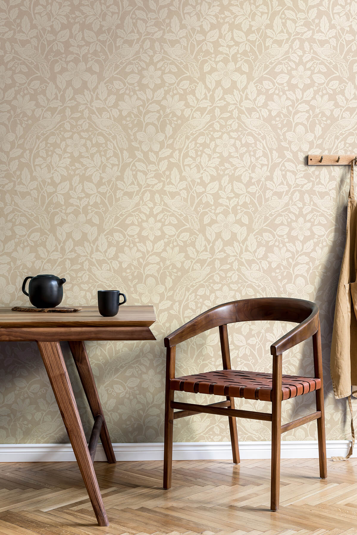 Westbury Forest Marlow Bird Vine Wallpaper