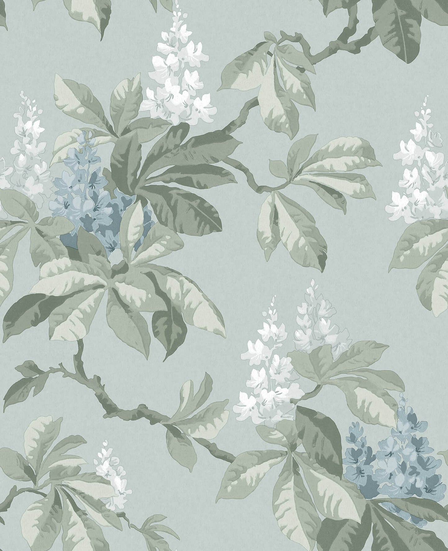 Westbury Forest Chestnut Floral Wallpaper