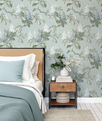 Westbury Forest Chestnut Floral Wallpaper