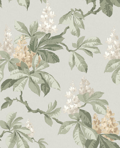 Westbury Forest Chestnut Floral Wallpaper
